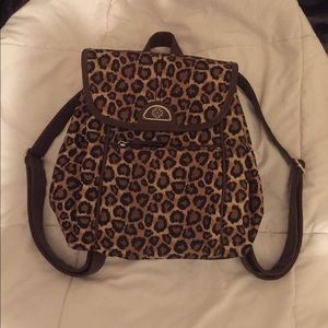 Treviso leopard print backpack